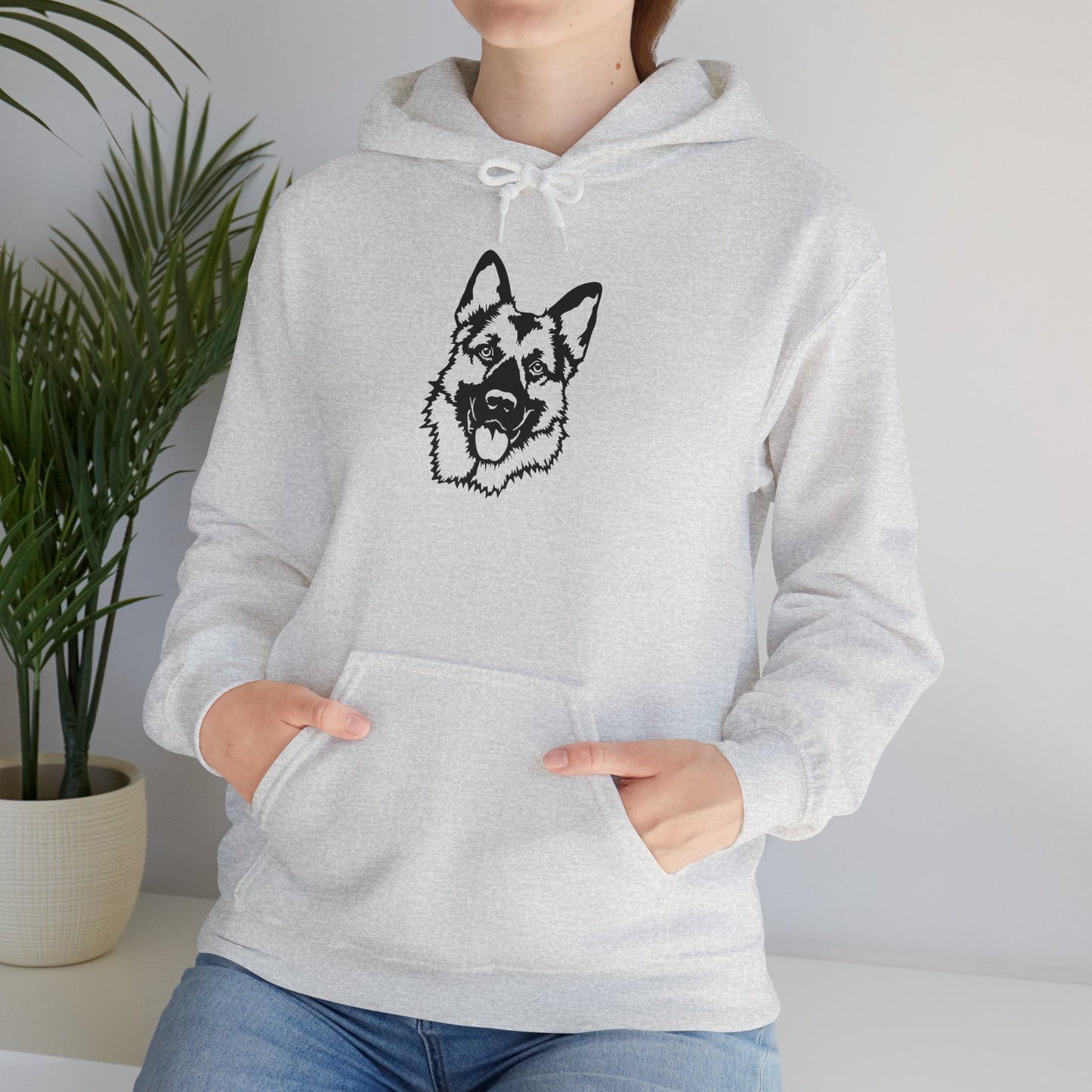 German Shepherd Hooded Sweatshirt