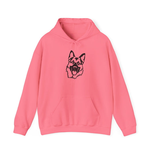 German Shepherd Hooded Sweatshirt