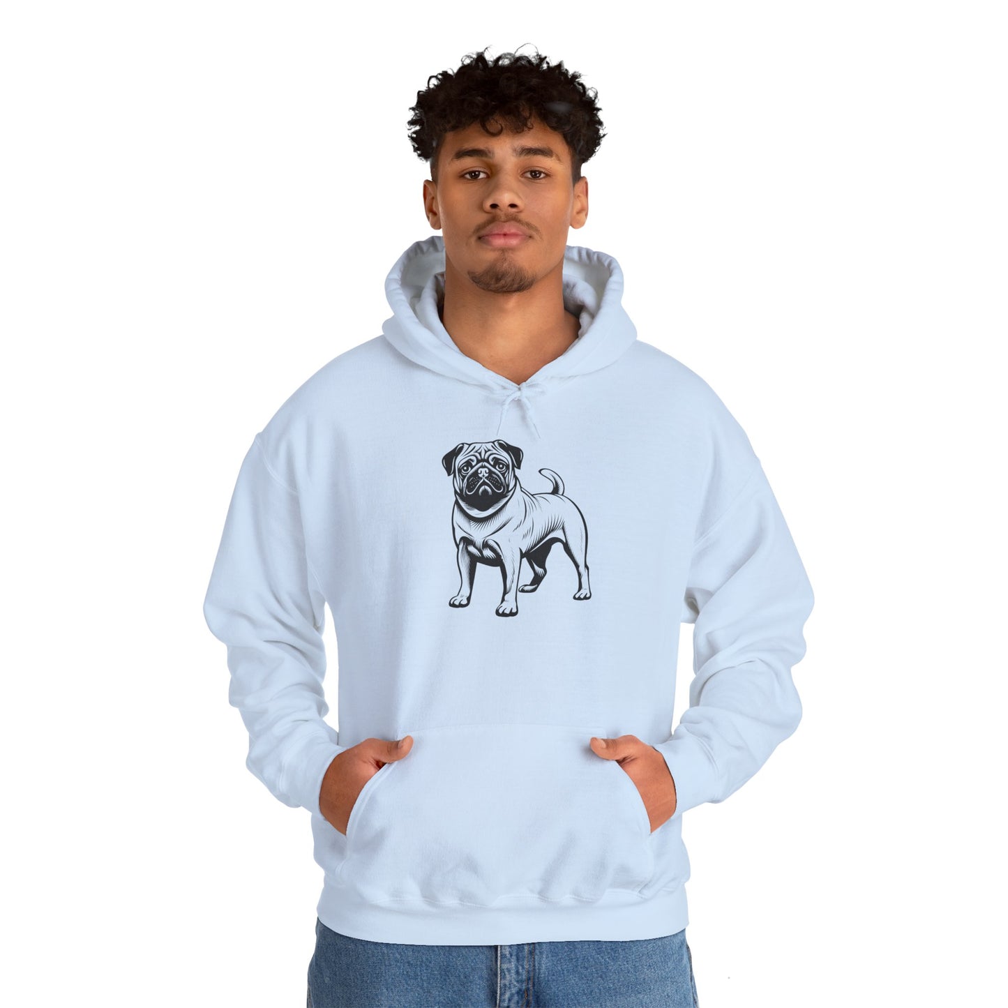 Pug Hooded Sweatshirt