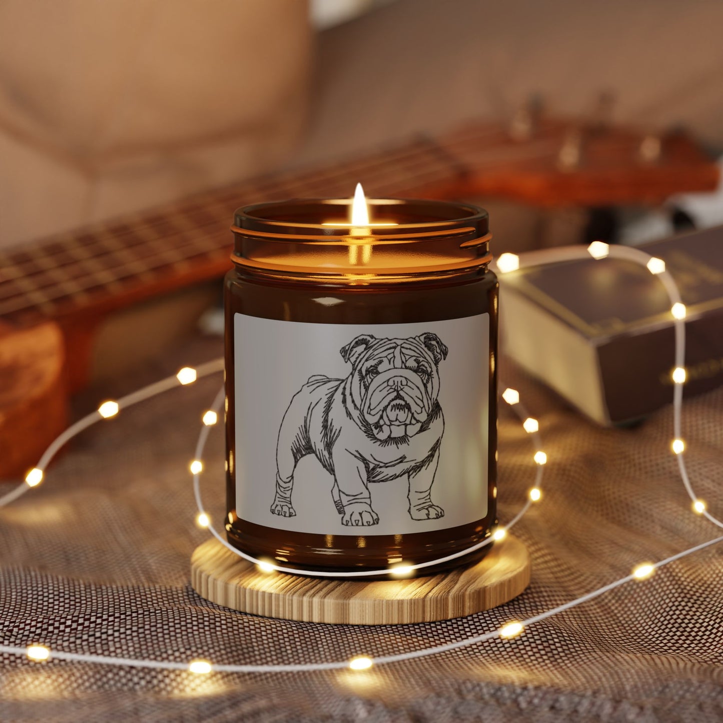 Bulldog Scented Candle