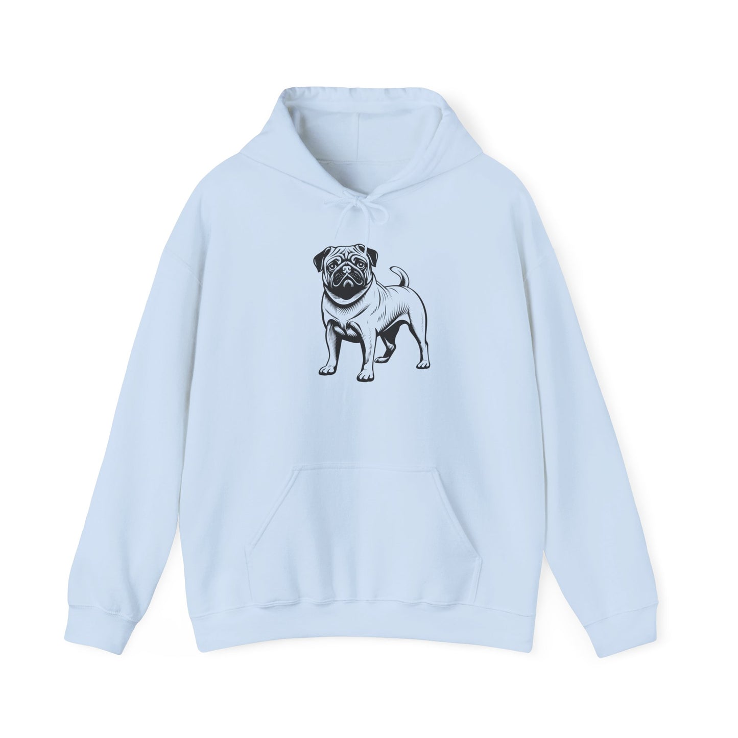 Pug Hooded Sweatshirt