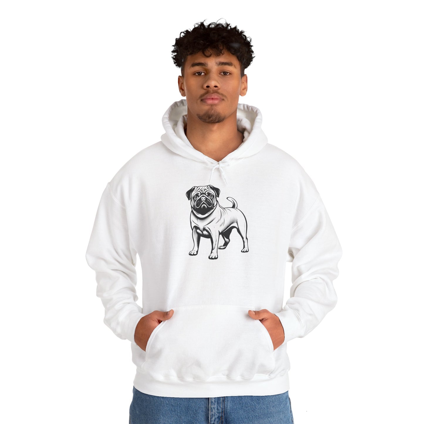 Pug Hooded Sweatshirt