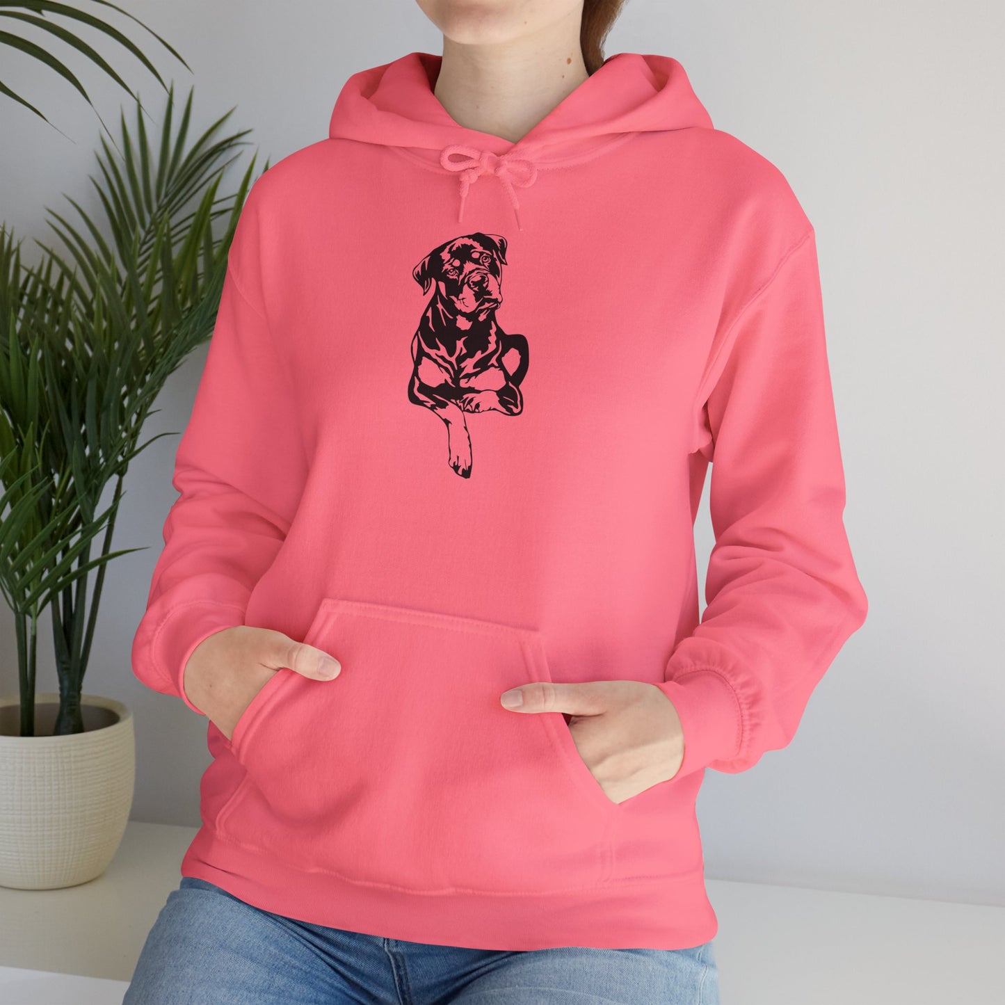 Rottweiler Hooded Sweatshirt