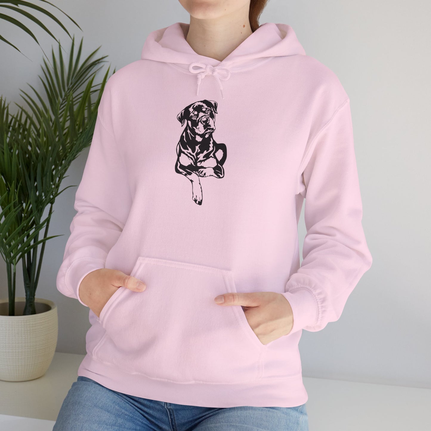 Rottweiler Hooded Sweatshirt