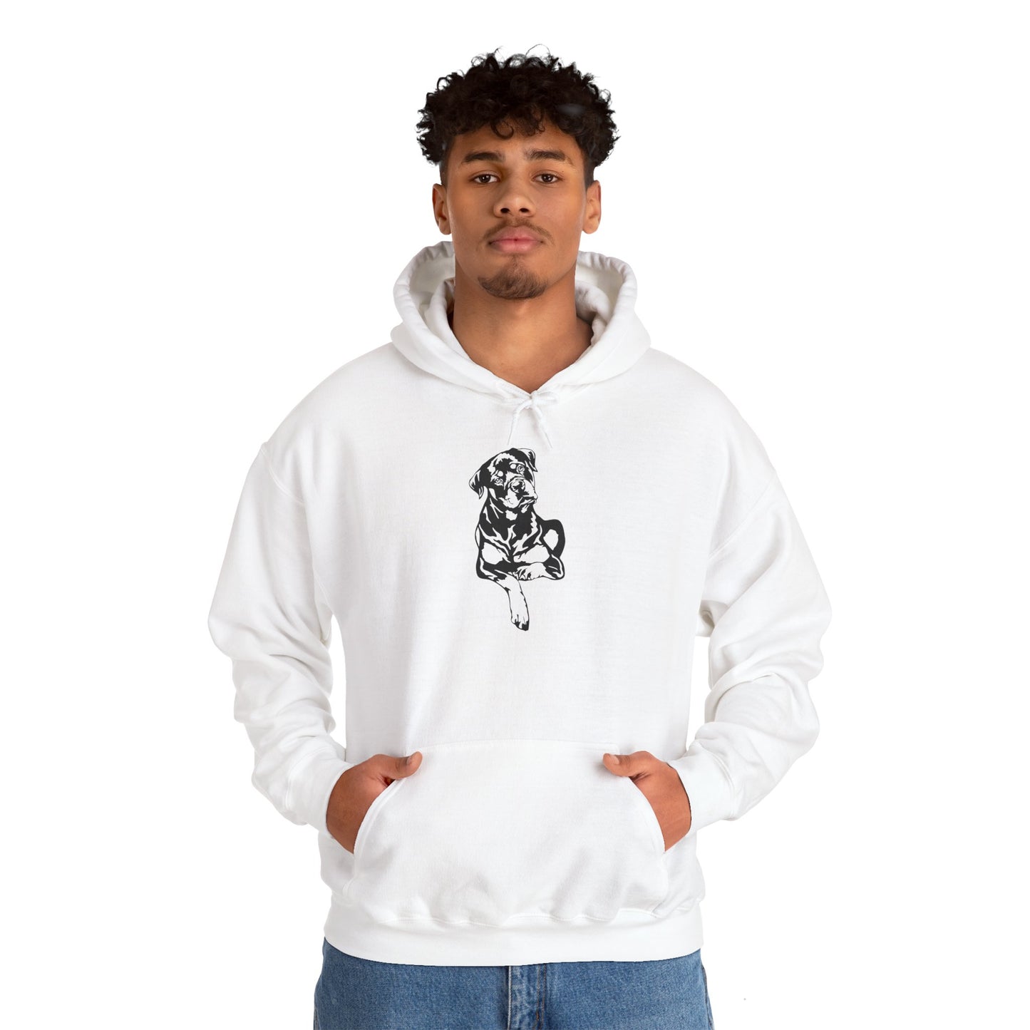 Rottweiler Hooded Sweatshirt