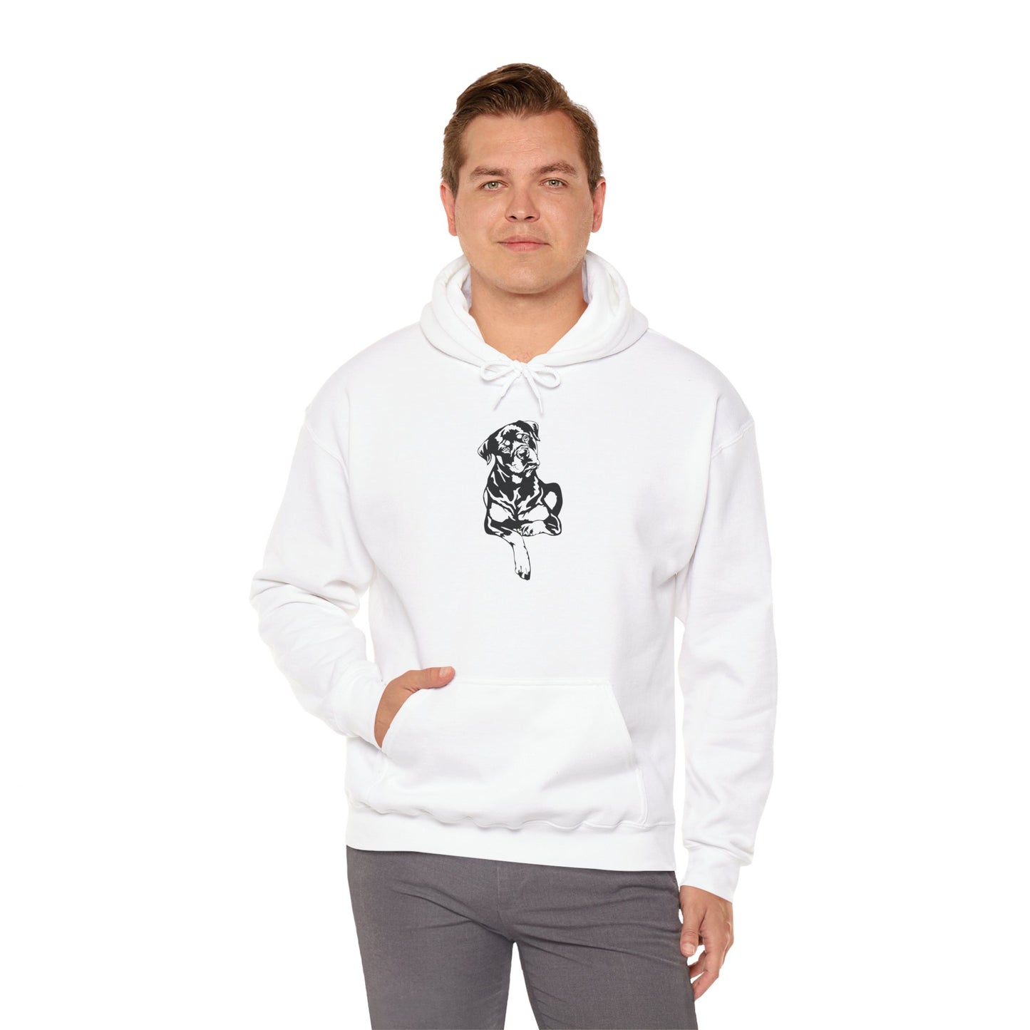 Rottweiler Hooded Sweatshirt