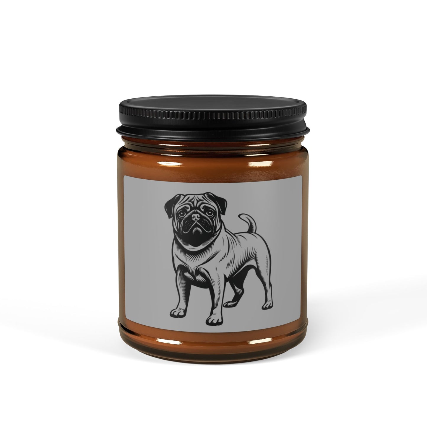 Pug Scented Candle