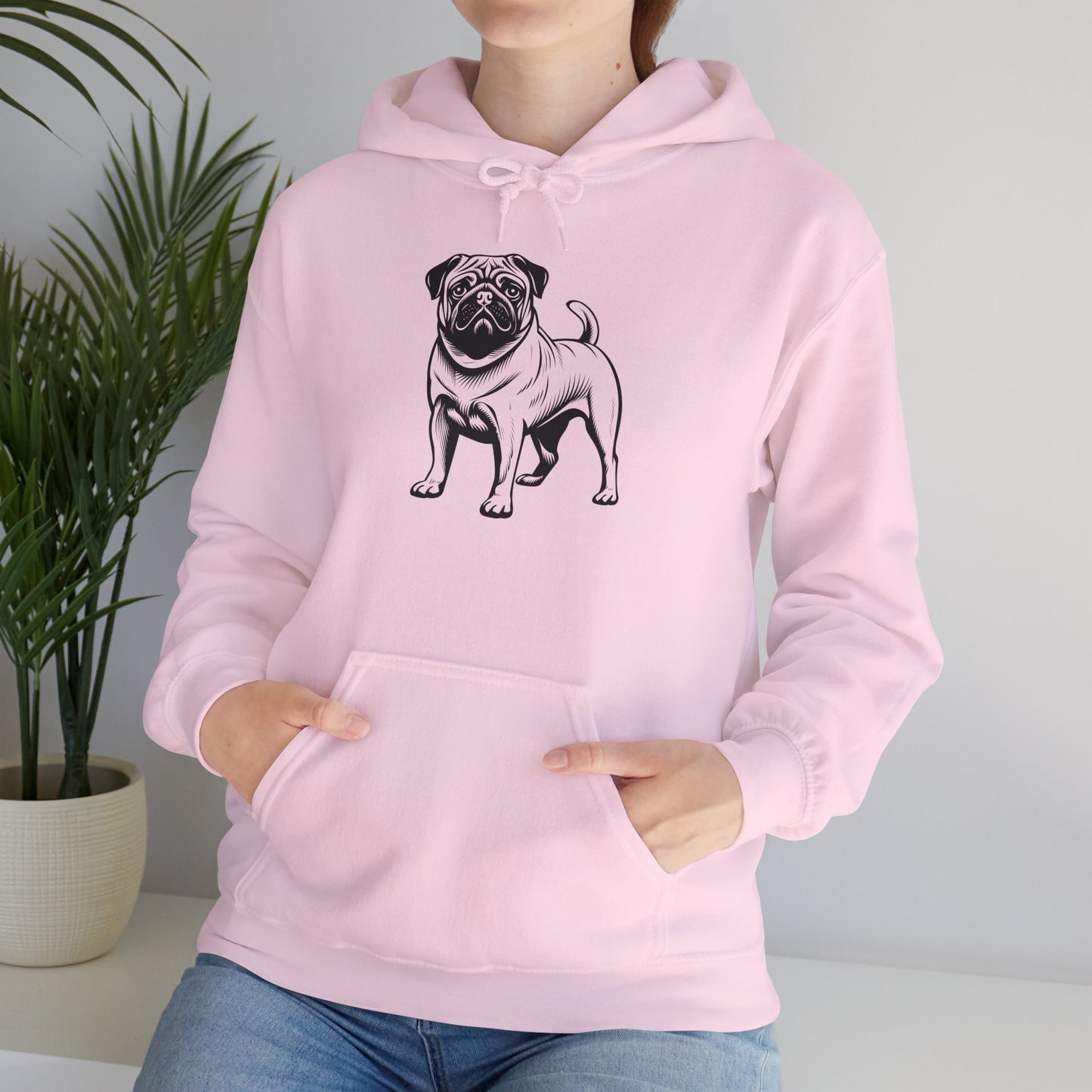 Pug Hooded Sweatshirt