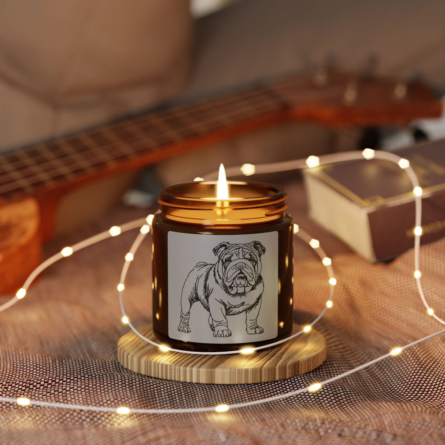 Bulldog Scented Candle