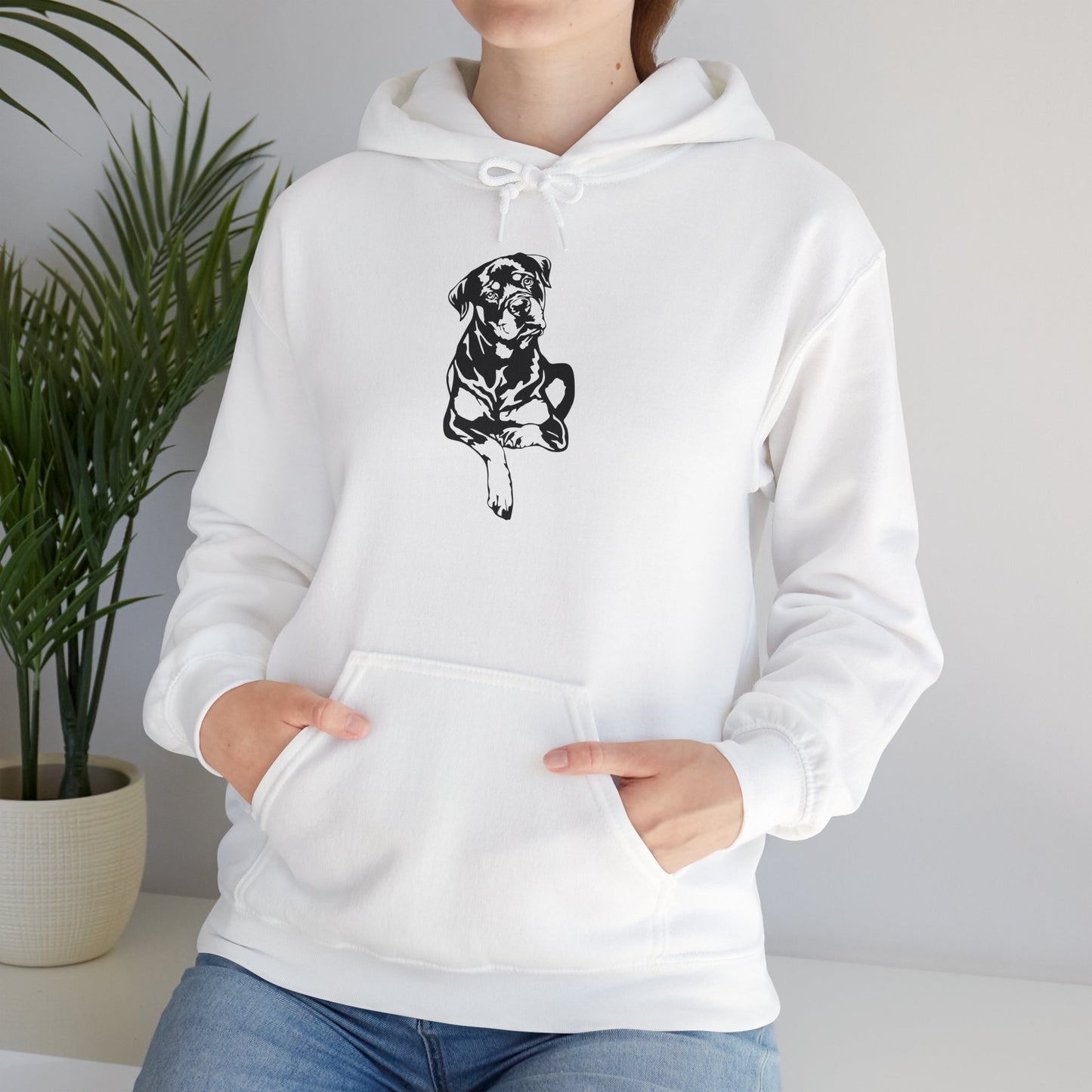 Rottweiler Hooded Sweatshirt