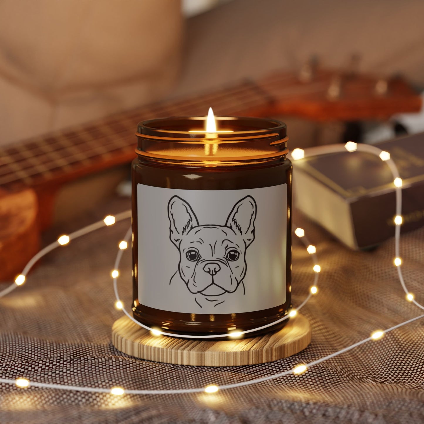 French Bulldog Scented Candle