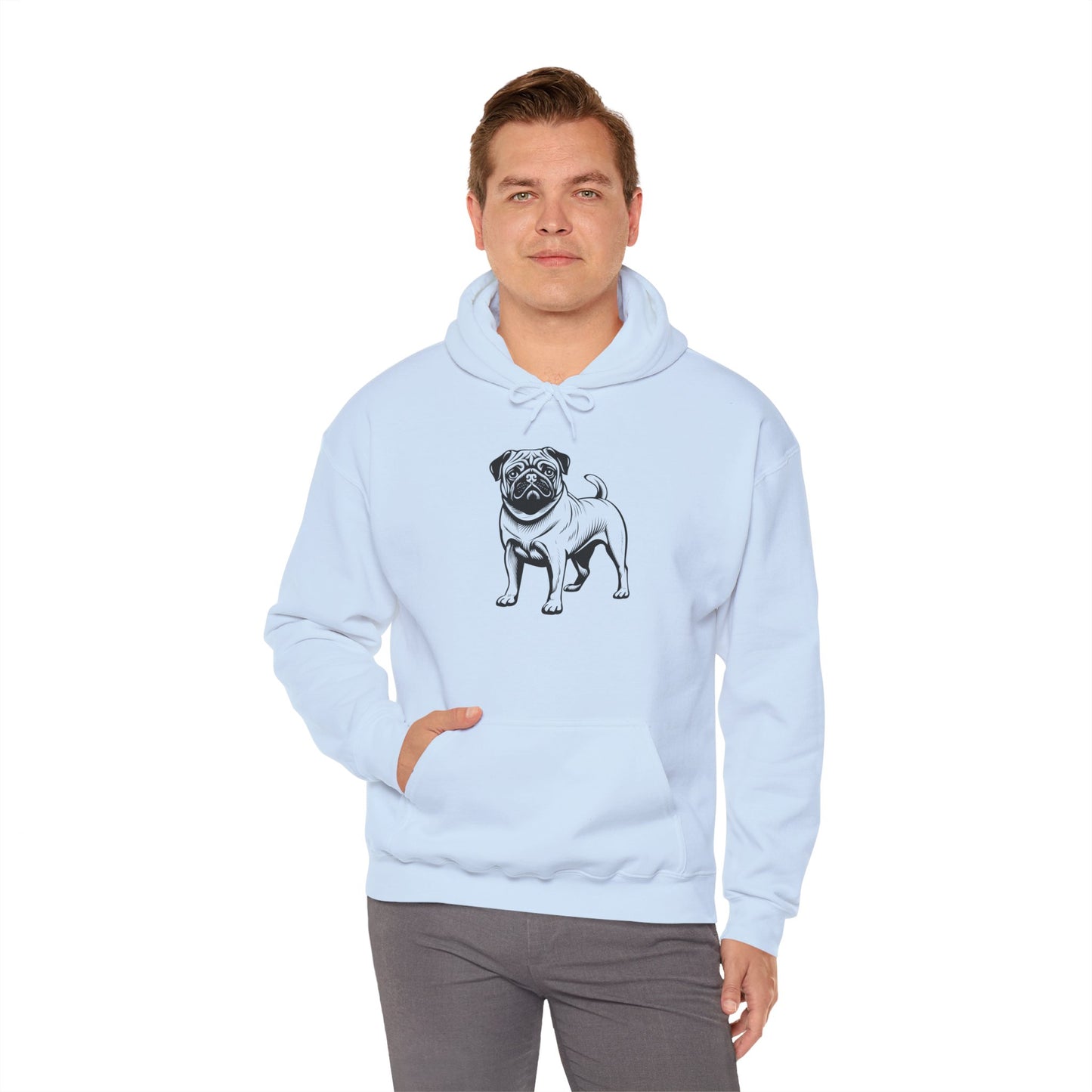 Pug Hooded Sweatshirt