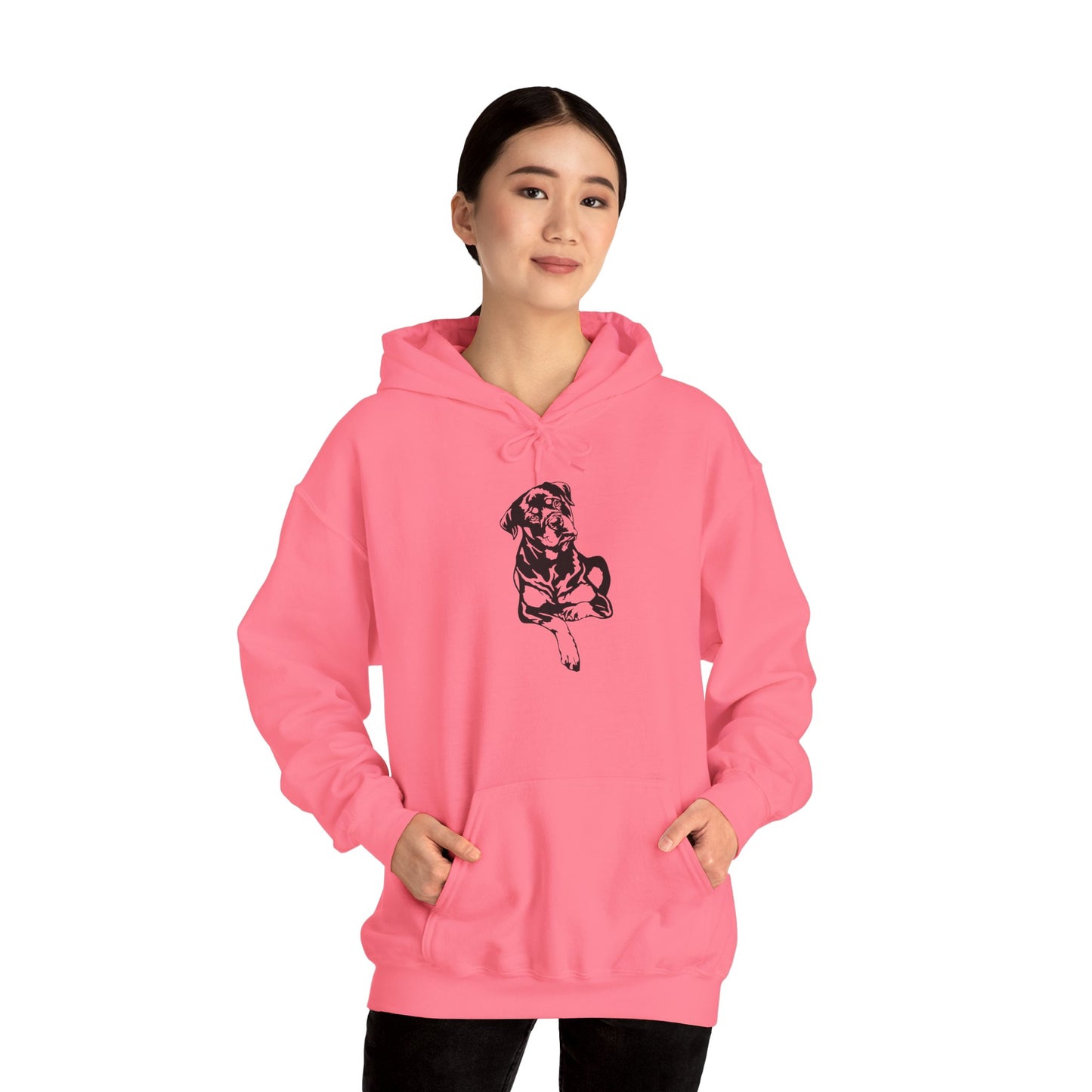 Rottweiler Hooded Sweatshirt