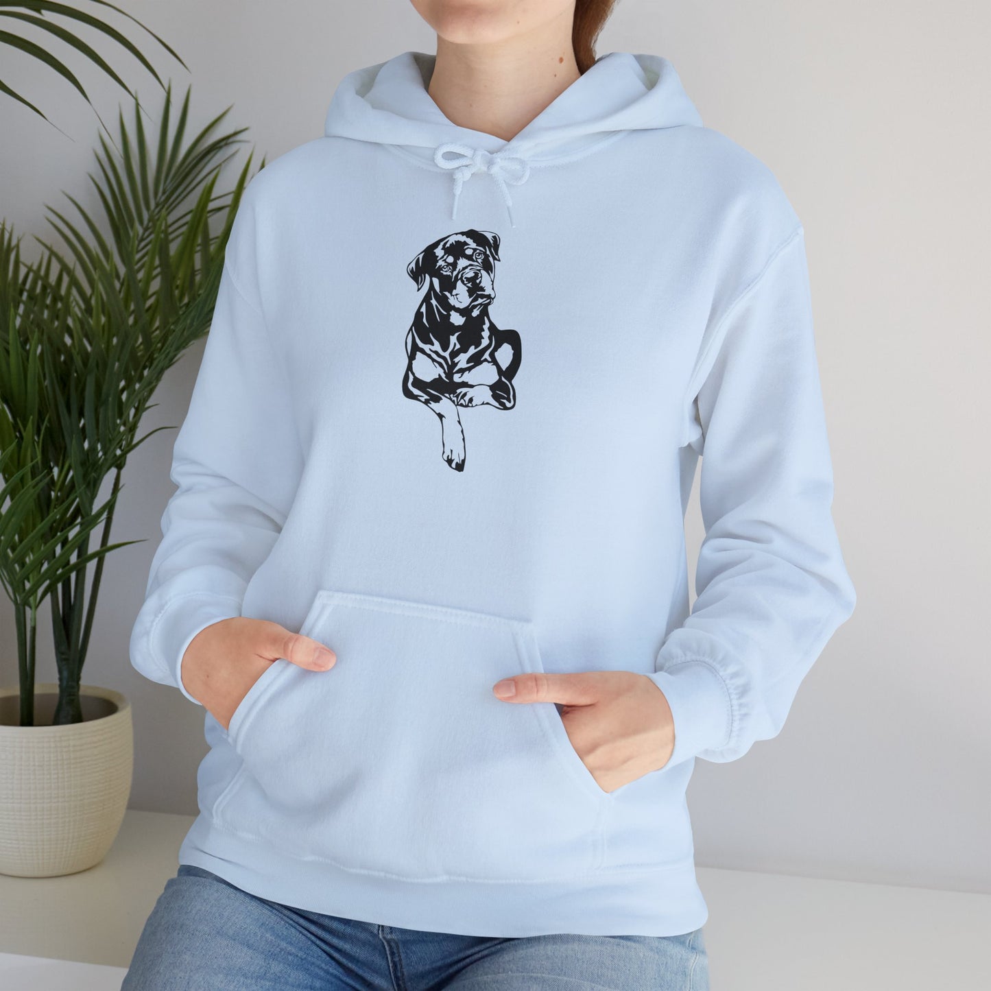 Rottweiler Hooded Sweatshirt