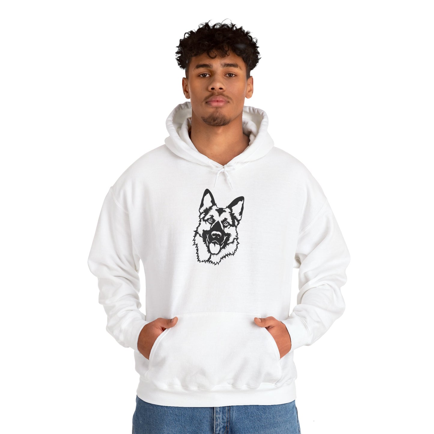 German Shepherd Hooded Sweatshirt