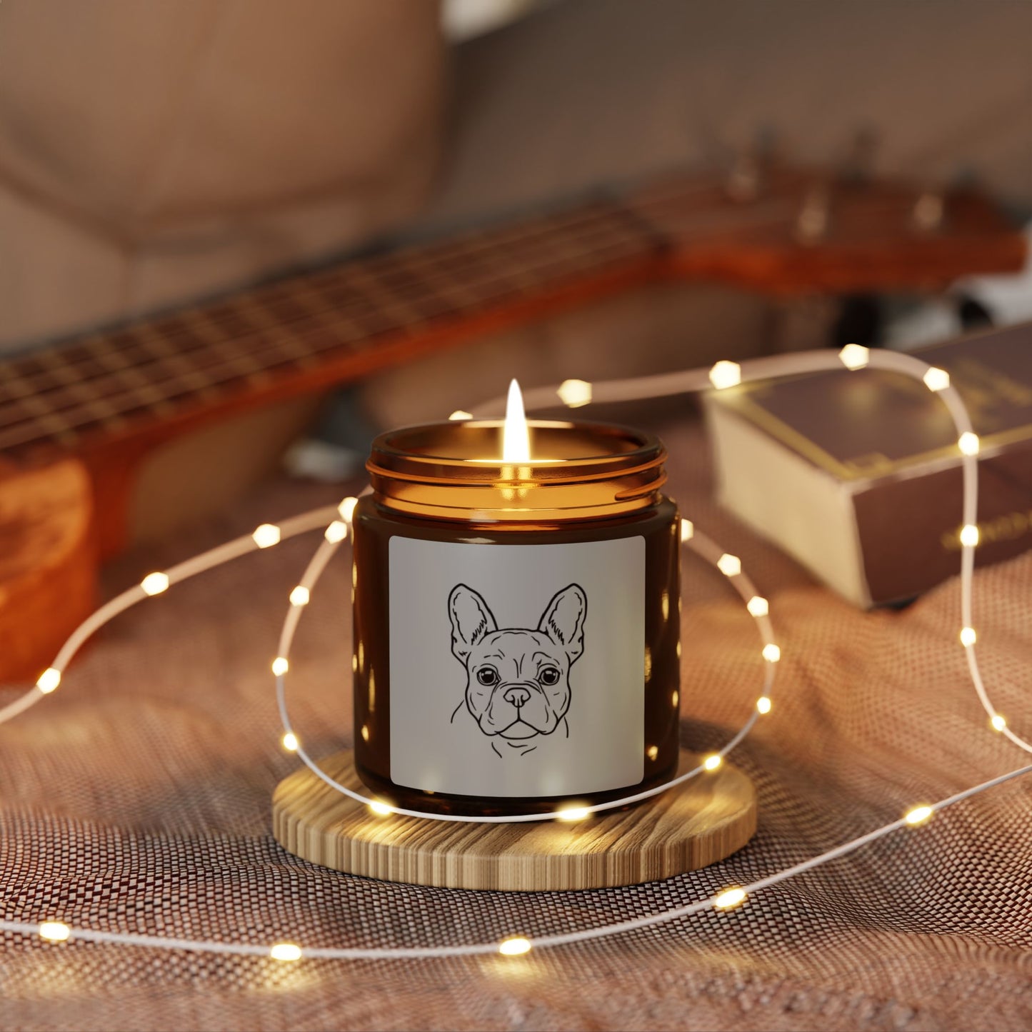 French Bulldog Scented Candle