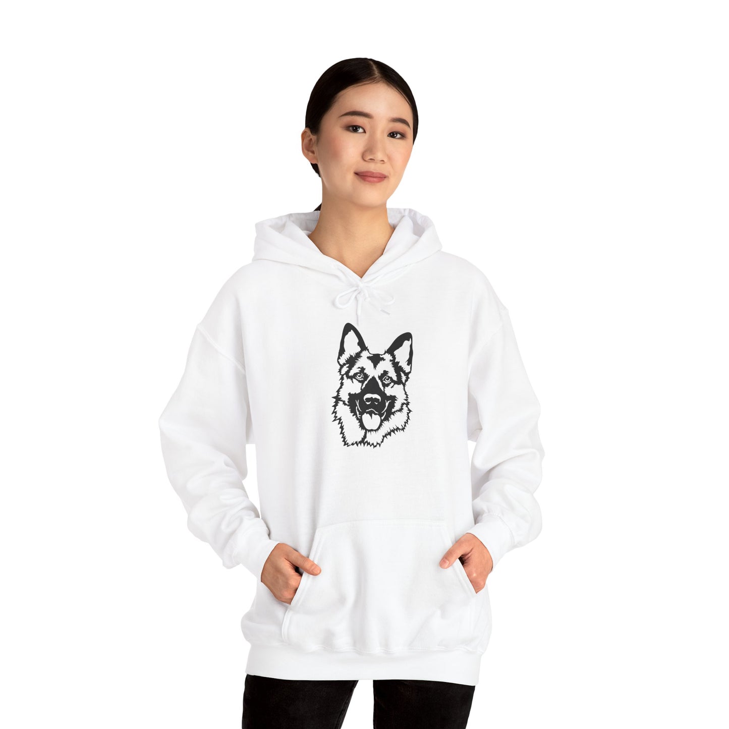 German Shepherd Hooded Sweatshirt