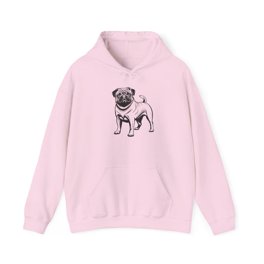 Pug Hooded Sweatshirt