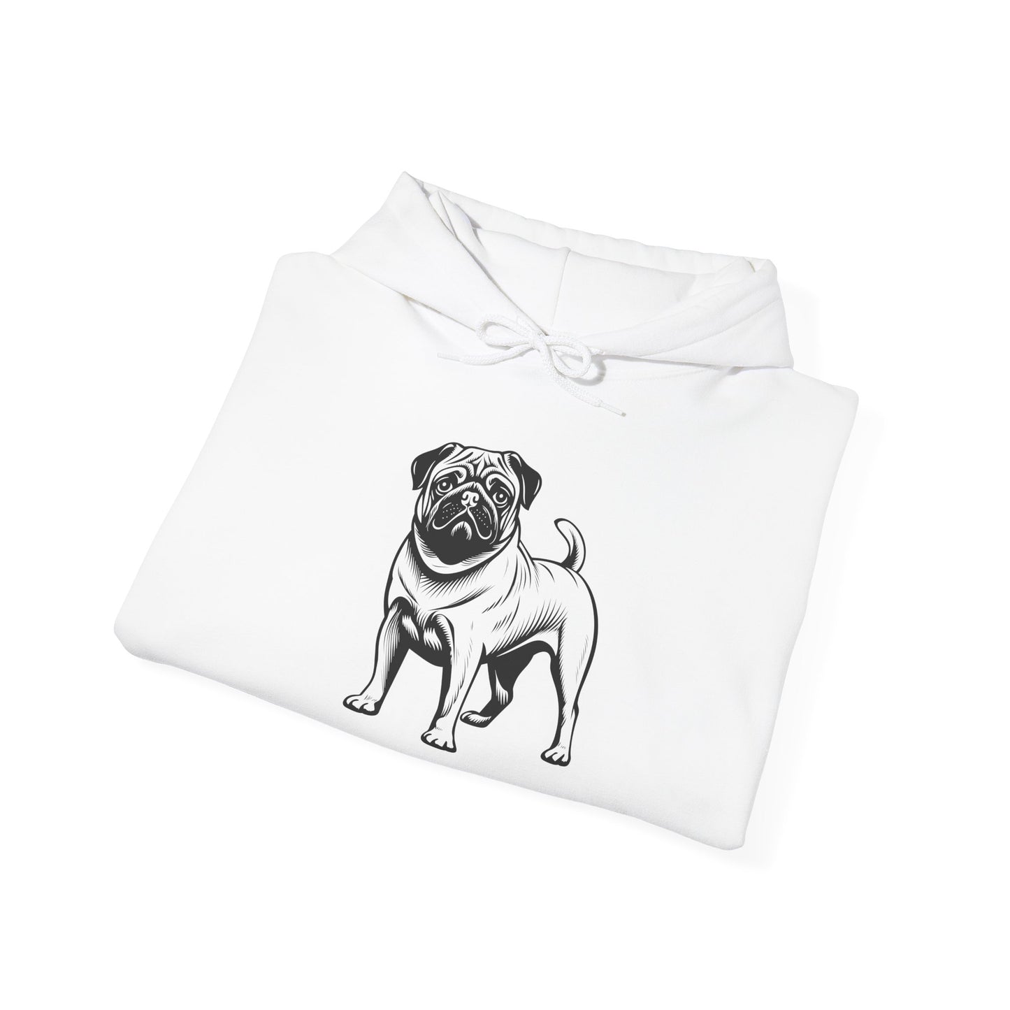 Pug Hooded Sweatshirt